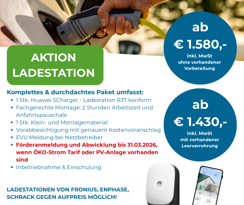 AKTION E-LADESTATION 