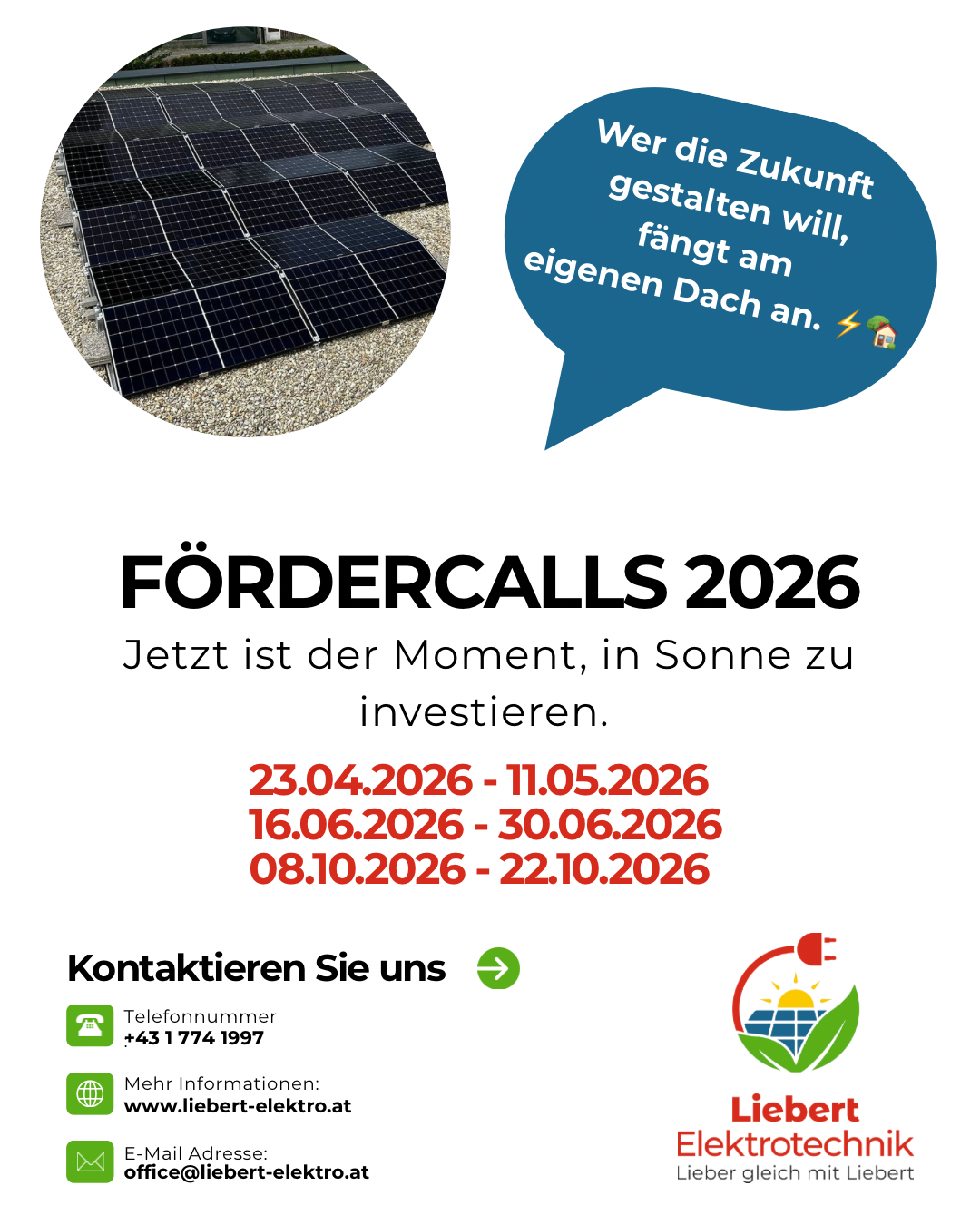 Photovoltaik Fördercalls 2026 